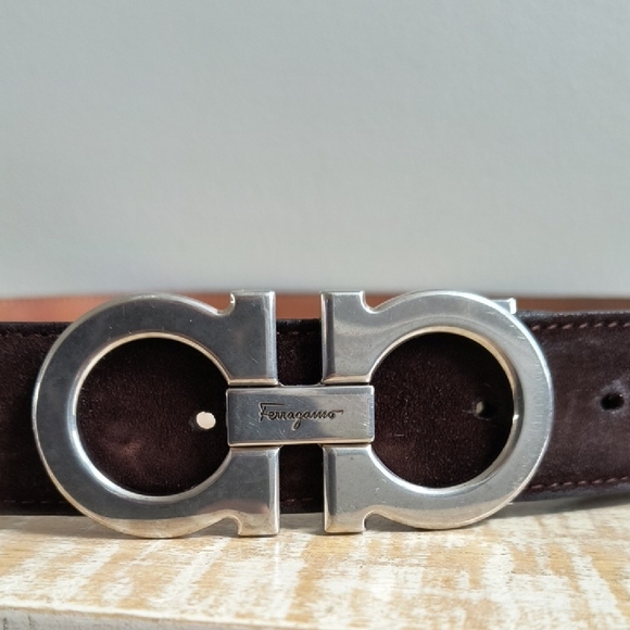 Salvatore Ferragamo Men's Brown Belt
